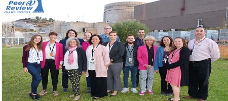 Intérpretes en la central nuclear de Ascó durante la auditoría de WANO
